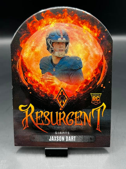 2025 Panini Phoenix Jaxson Dart Resurgent #19 rookie card front